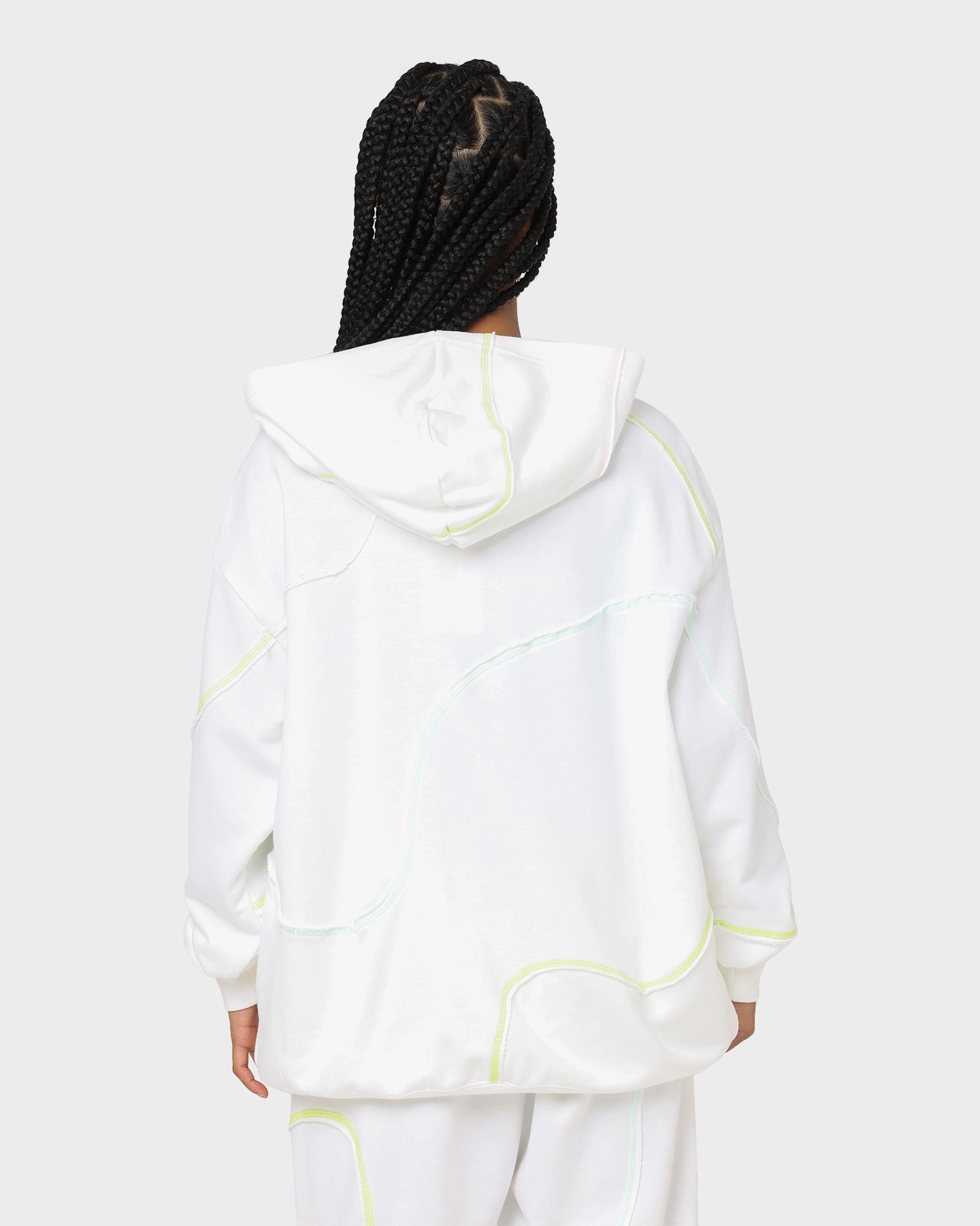 Nike Women's Oversized Swirl Hoodie White Review
