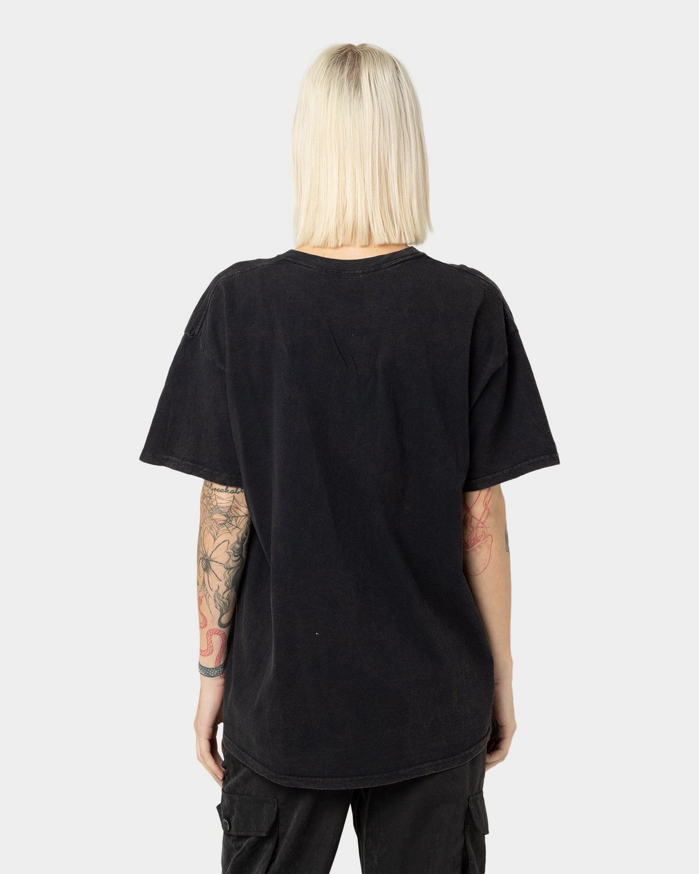 Soft Touch Fabric American Thrift X MTV Punk'd Vintage T-Shirt Black Wash