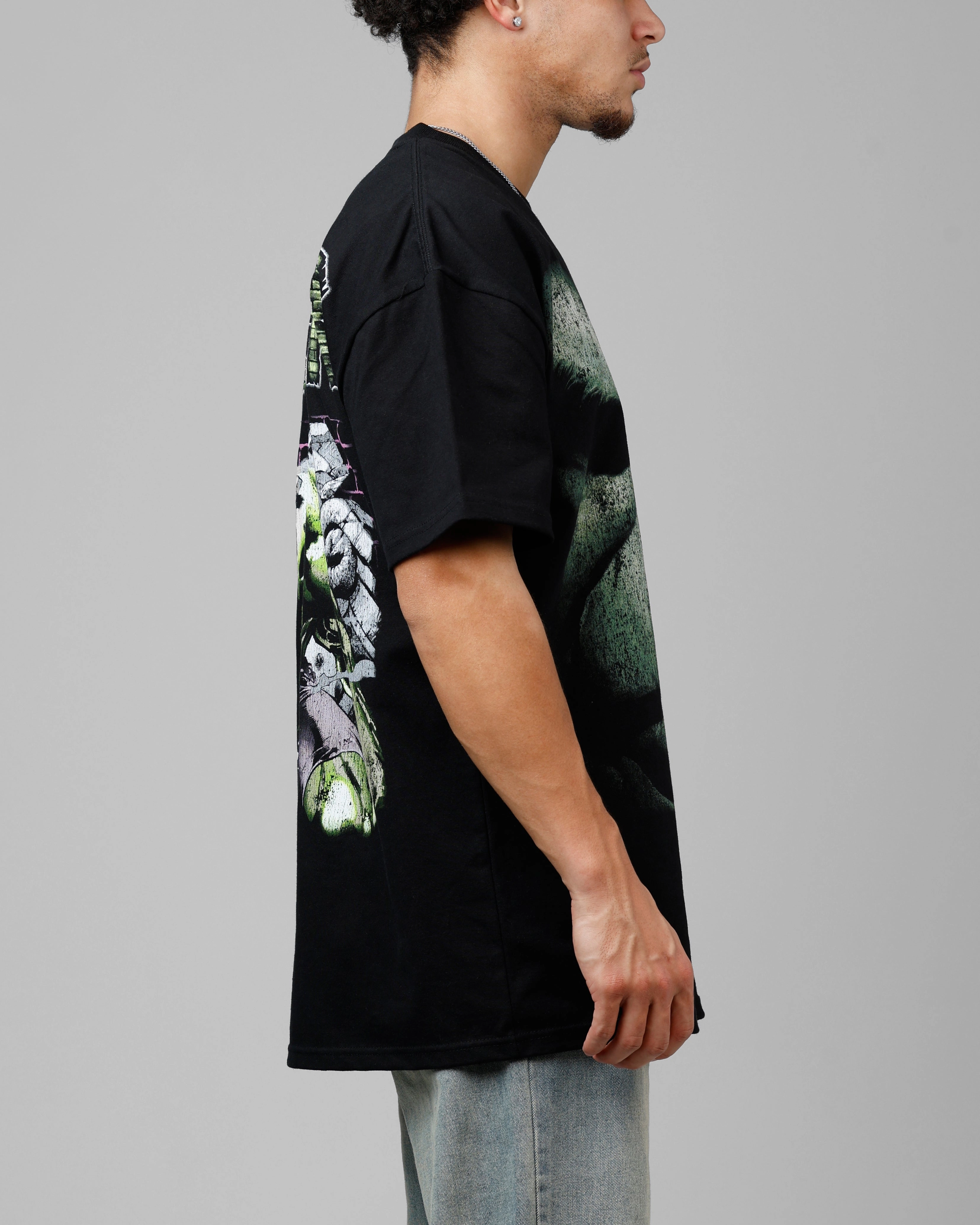 Loiter Marvel Hulk Heavyweight T-Shirt Black Everyday Chic
