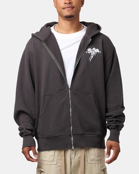 Pub Sworn To Us Standard Issue Spirit Full Zip Jacket Washed Black