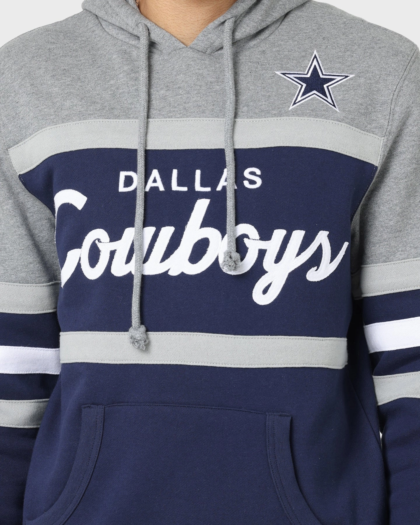 Approach Mitchell & Ness Dallas Cowboys Head Coach Hoodie Navy