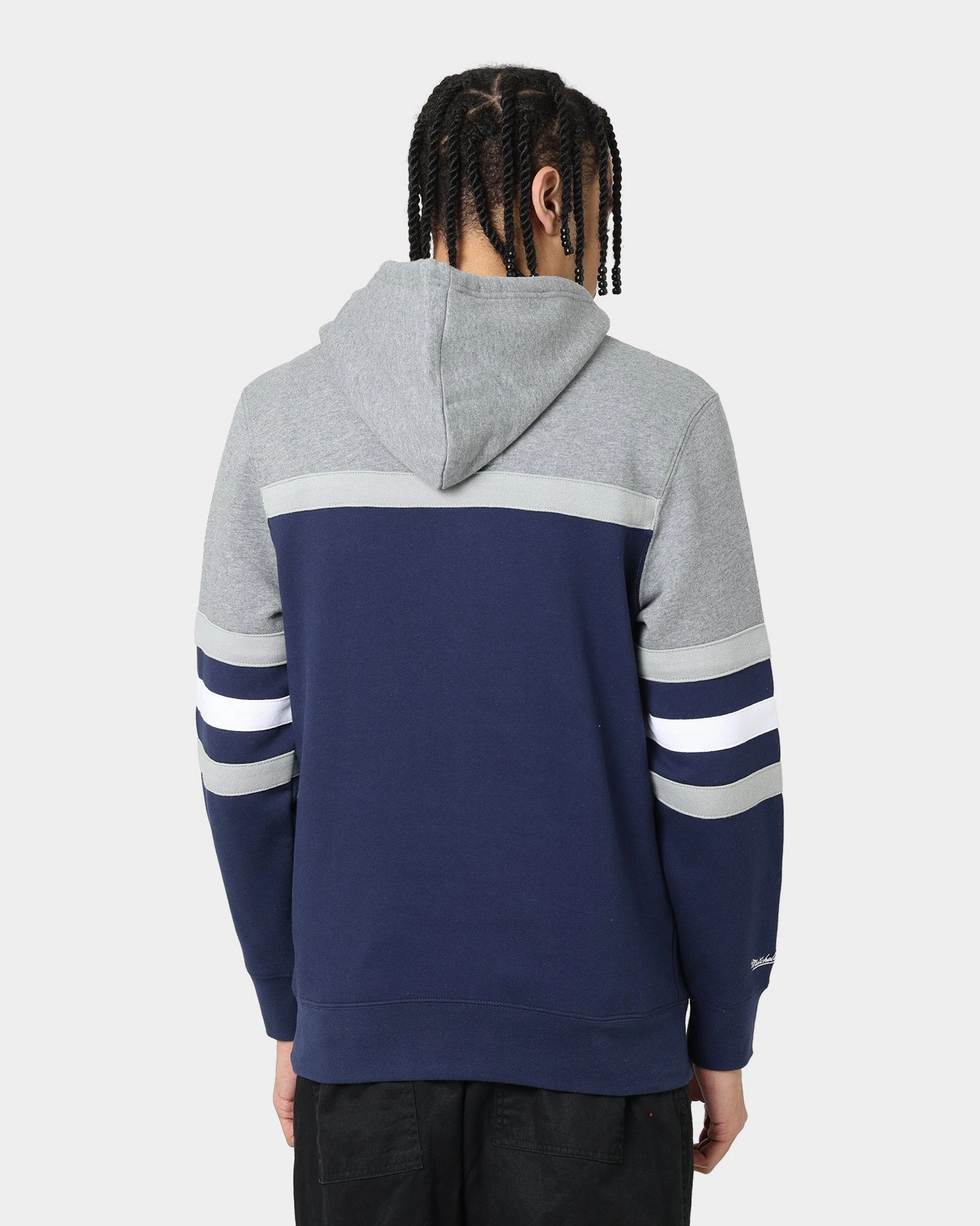 home - party Report Mitchell & Ness Dallas Cowboys Head Coach Hoodie Navy