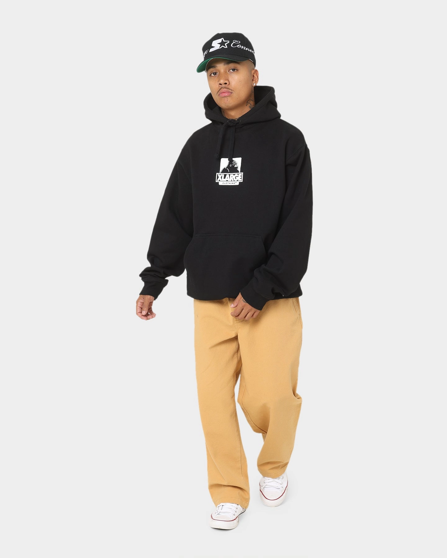 XLARGE 91 Hoodie Black/White Hardware