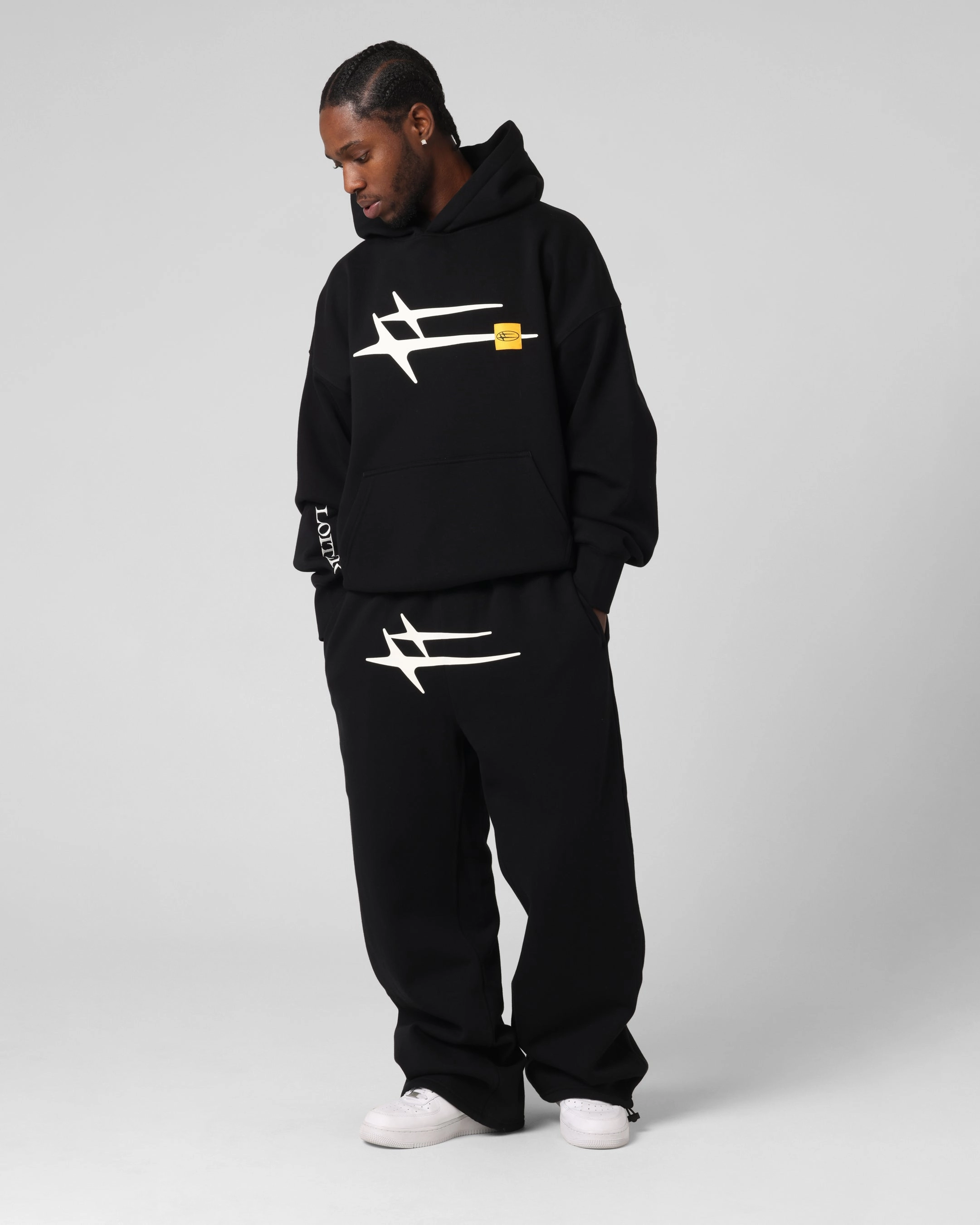 Legacy Loiter Hybrid Premium Hoodie Black