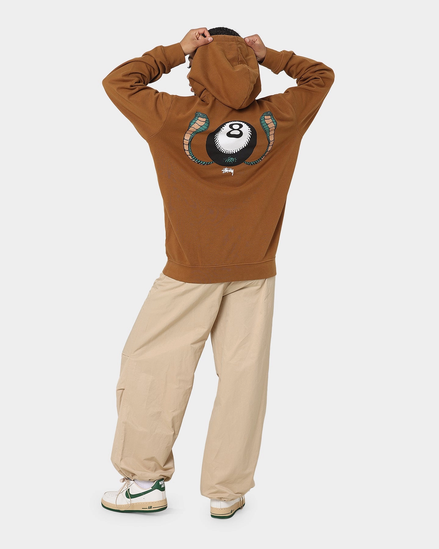 Promote Adaptive Layering System Stussy 8 Snakes Hoodie Pigment Chocolate