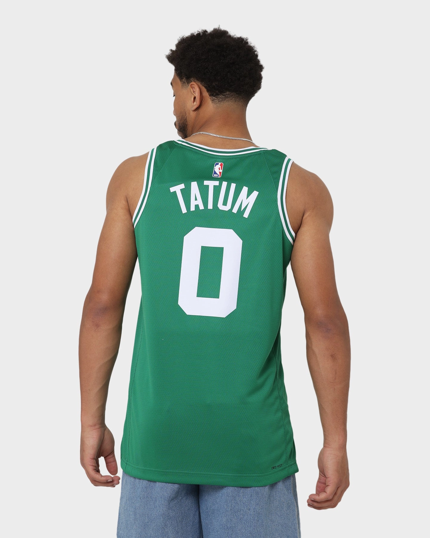 Nike Jayson Tatum Boston Celtics #0 Icon Edition 2022/23 Nike Dri-FIT NBA Swingman Jersey Clover Temperature Regulating Fiber Breathable mesh