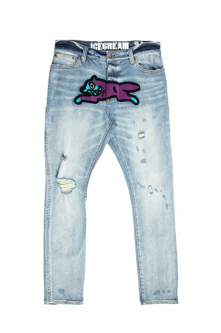Icecream Running Dog Jean Casual Style Durable Twill