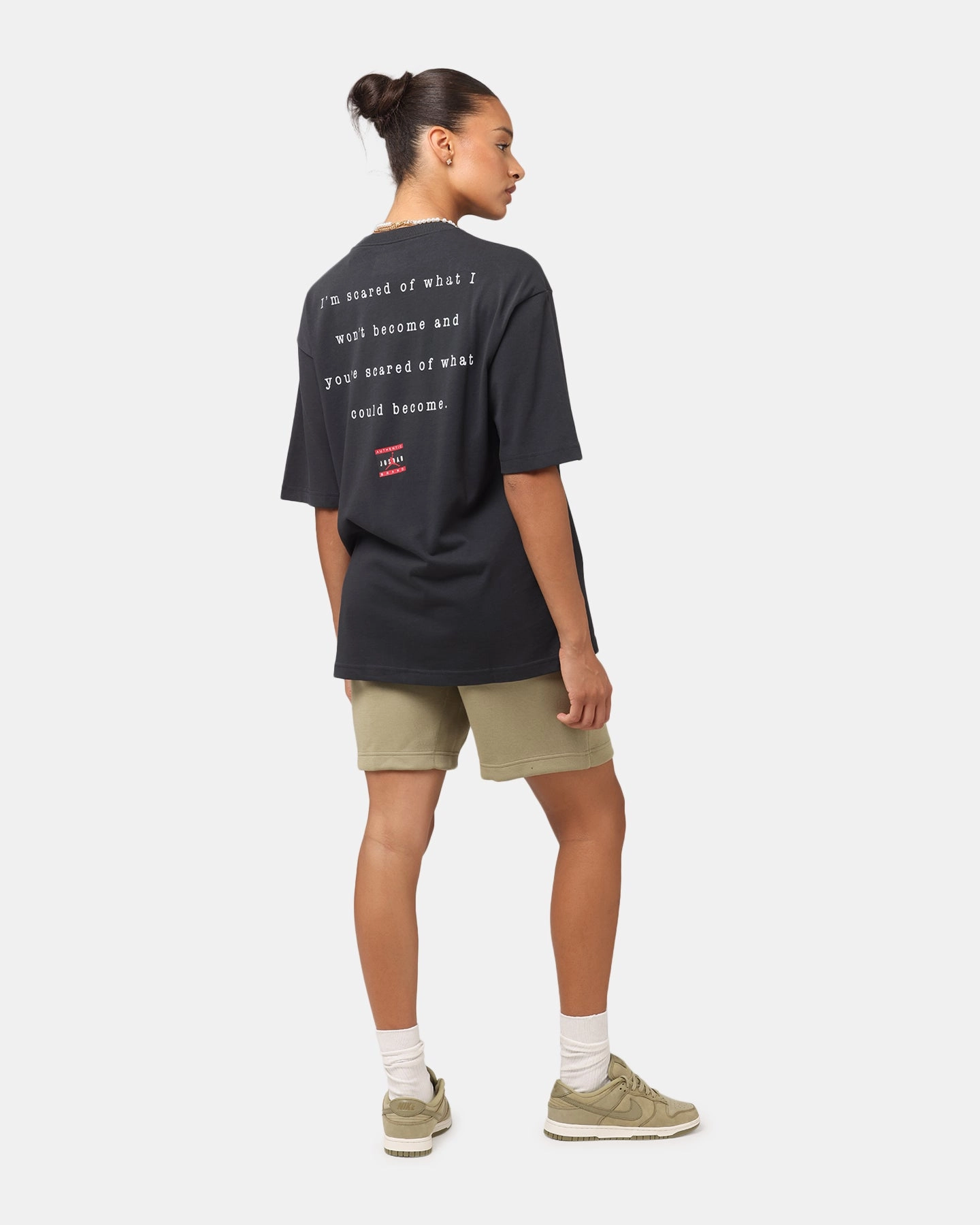 Jordan Statement 1985 J Day Crewneck T-Shirt Off Noir Comfortable And Versatile Denim combination
