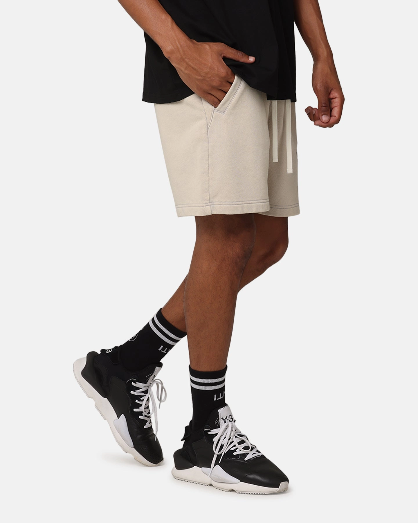 The Anti Order Hyphen Sweat Shorts Washed Stone Cold Weather Gear