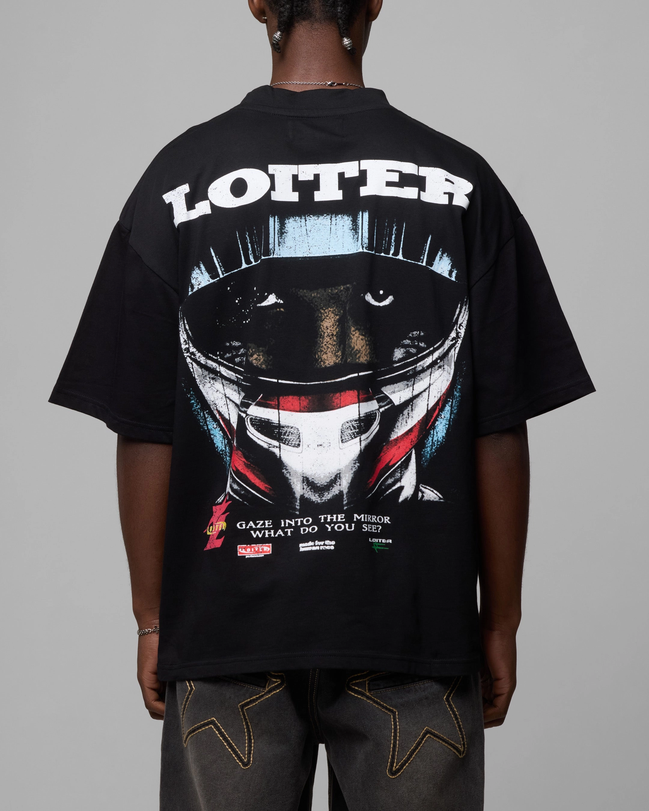 Modern innovation Loiter Formula Vintage T-Shirt Black