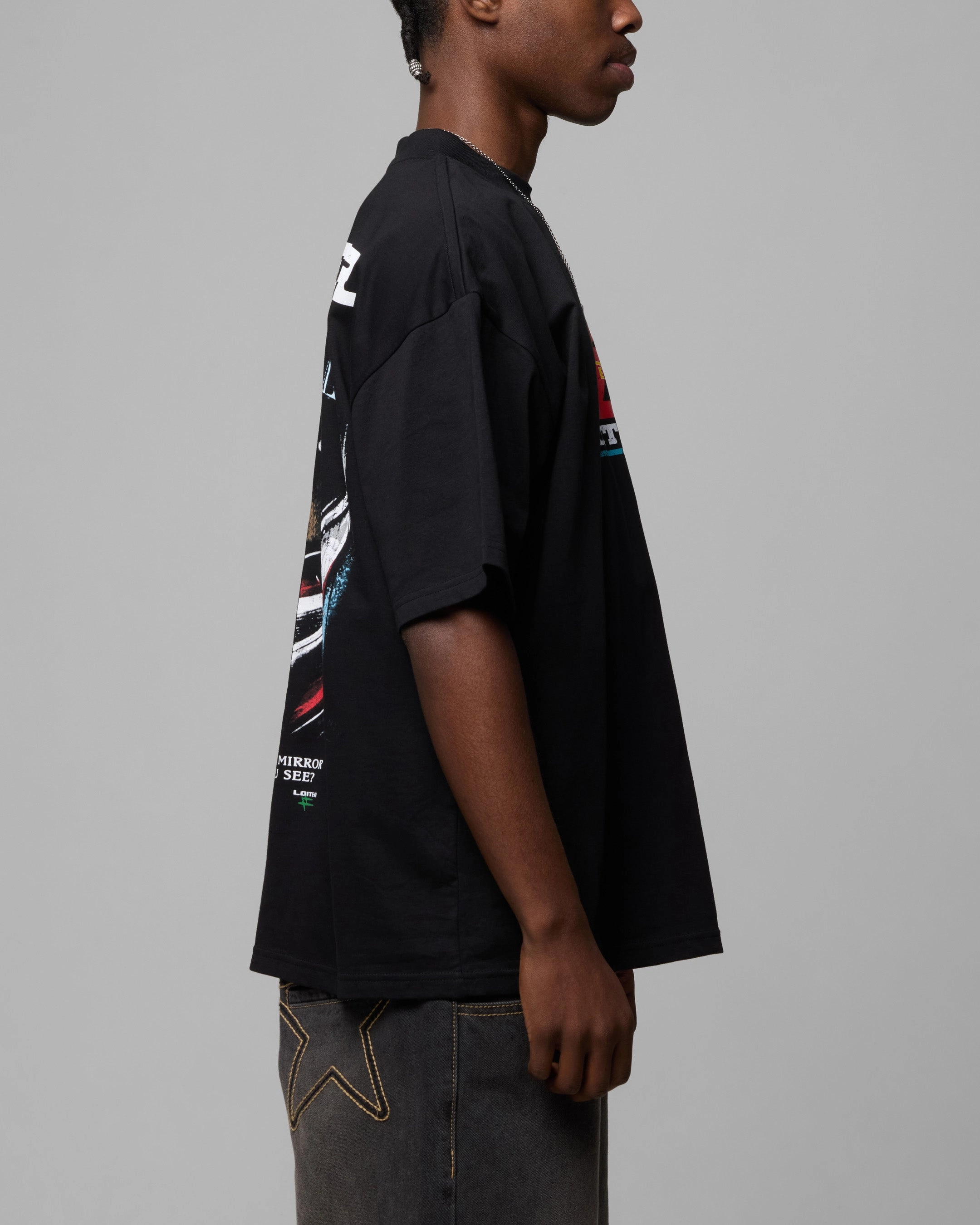 Loiter Formula Vintage T-Shirt Black Comfy Pieces