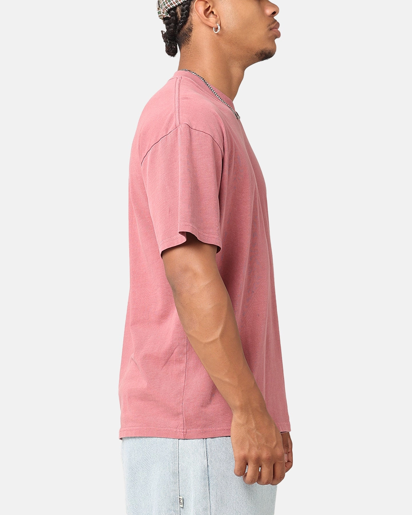 Culture Kings Standard T-Shirt Burgandy Relaxing Day DoubleStitchedHem