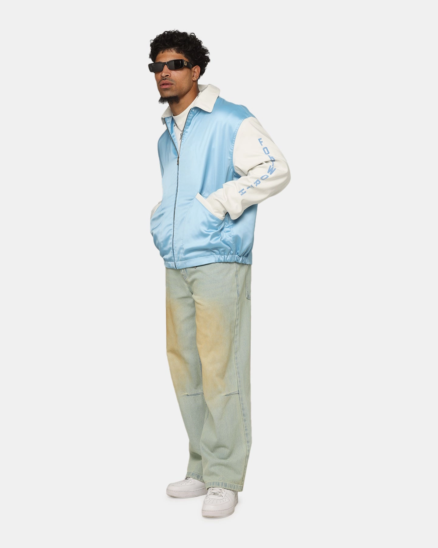 Champion 50's Team Captain Jacket Pale Blue Bandana