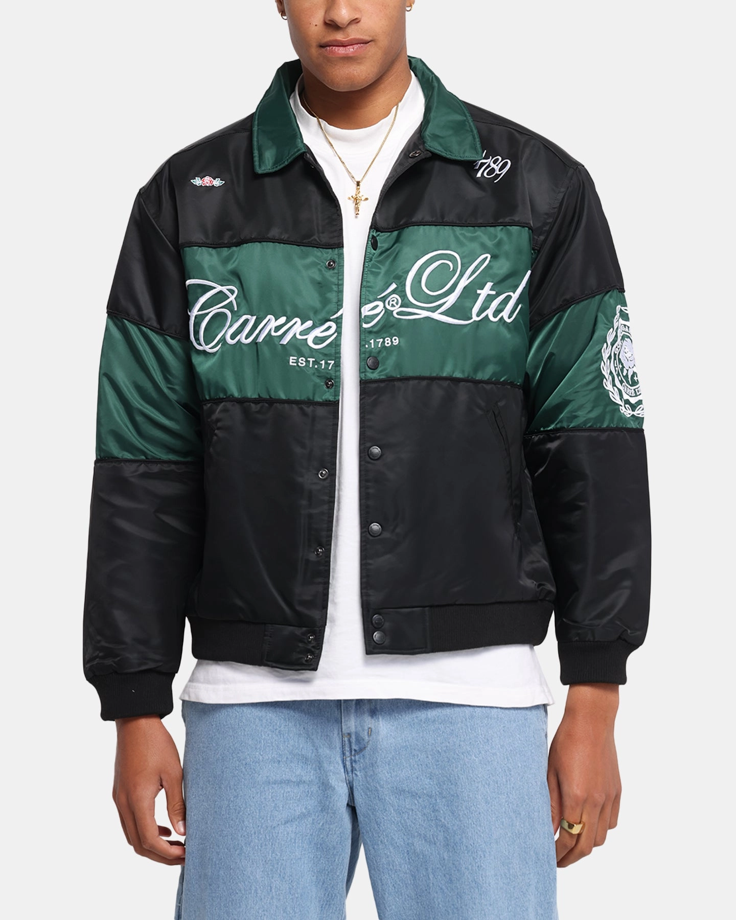 Animal Print Discount Carre Established Jacket Black/Green
