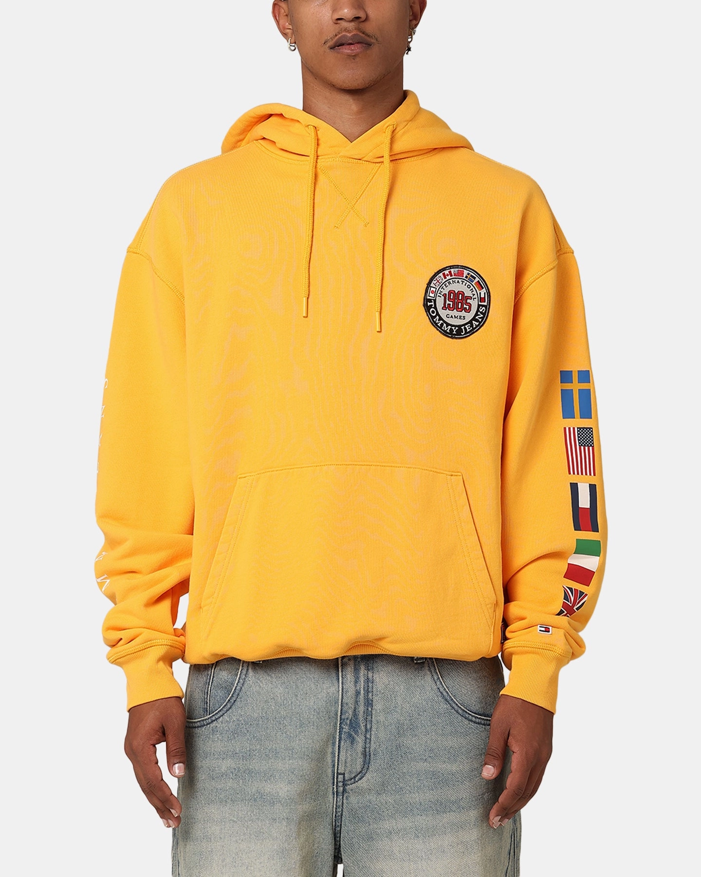 Tommy Jeans TJU Archive Games Hoodie College Gold graduation party