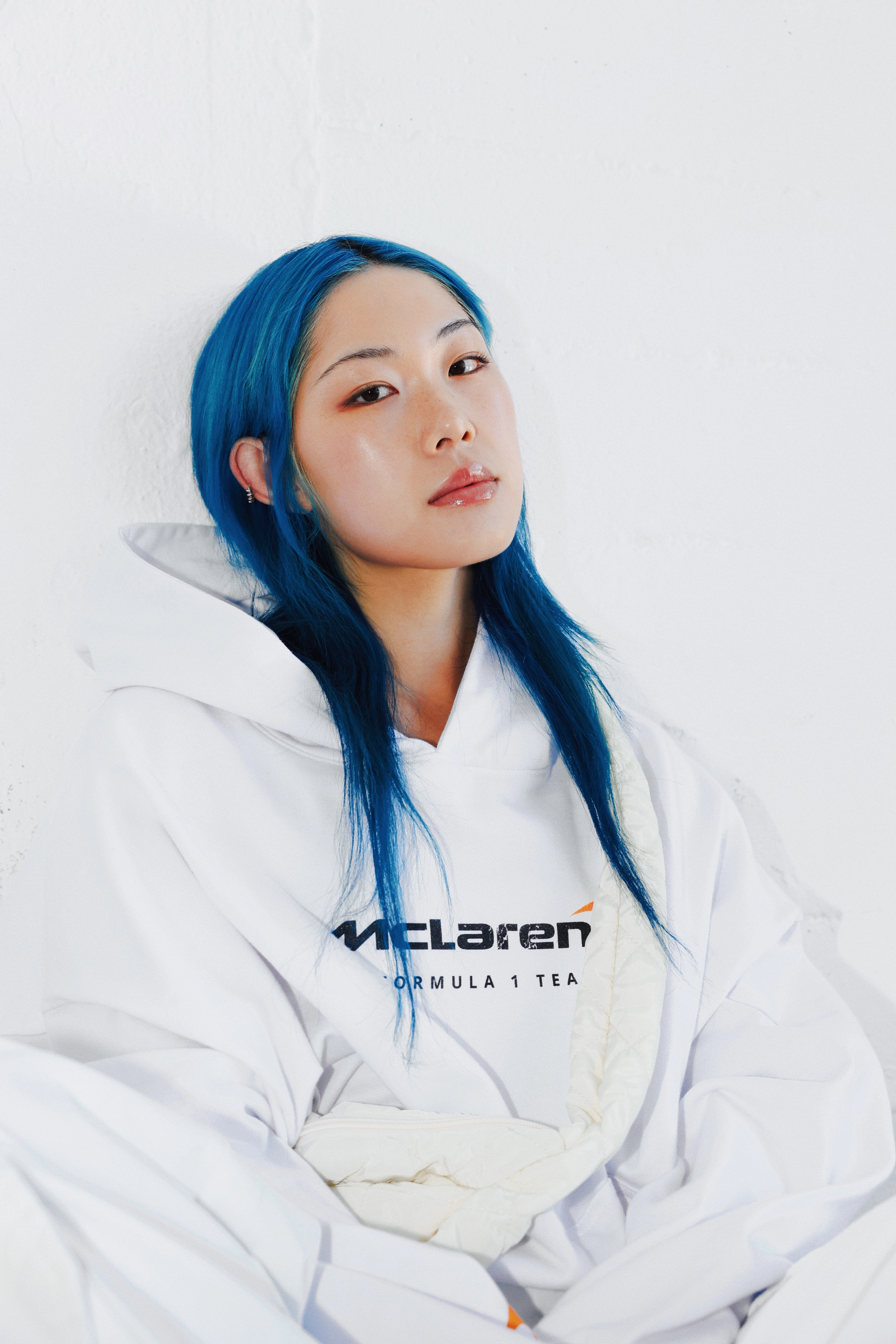 suitable for video shooting Culture Kings X Mclaren 'Las Vegas Grand Prix 2024' Piastri And Norris Hoodie White