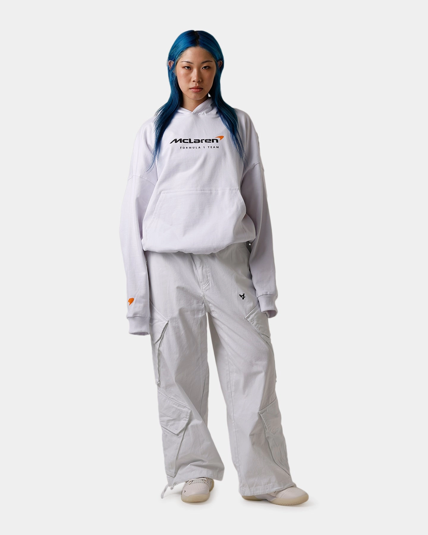 Culture Kings X Mclaren 'Las Vegas Grand Prix 2024' Piastri And Norris Hoodie White Fitness color fast