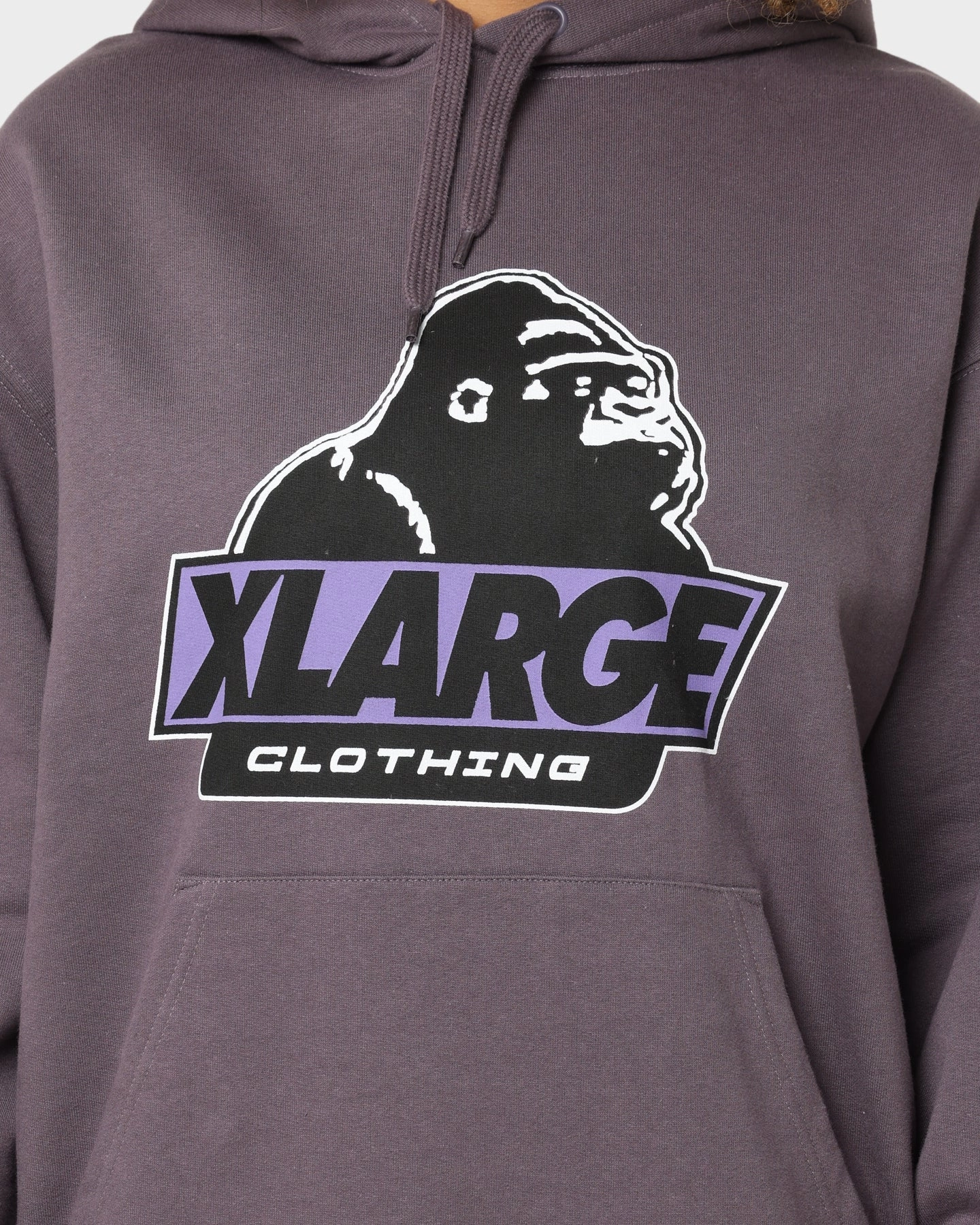 Seamless Edging Thermal Reflective Lining X-Large 91 Slanted Logo Hoodie Dark Mauve