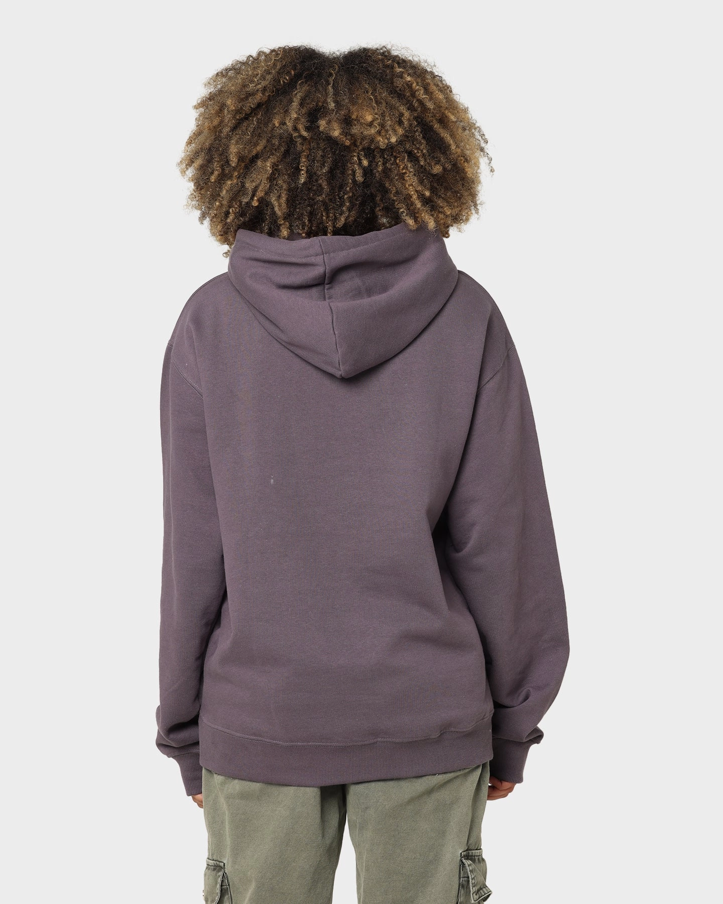 X-Large 91 Slanted Logo Hoodie Dark Mauve Thermal Insulation Layer mass - produced