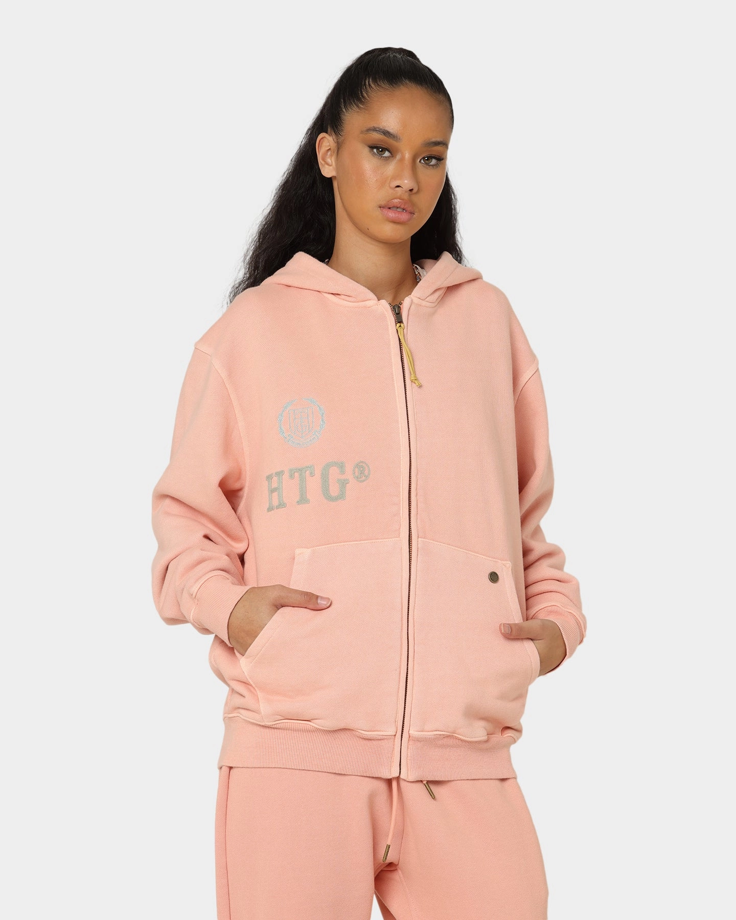 Contemporary Fit Comfortable fit Honor The Gift Neighborhood Hoodie Peach