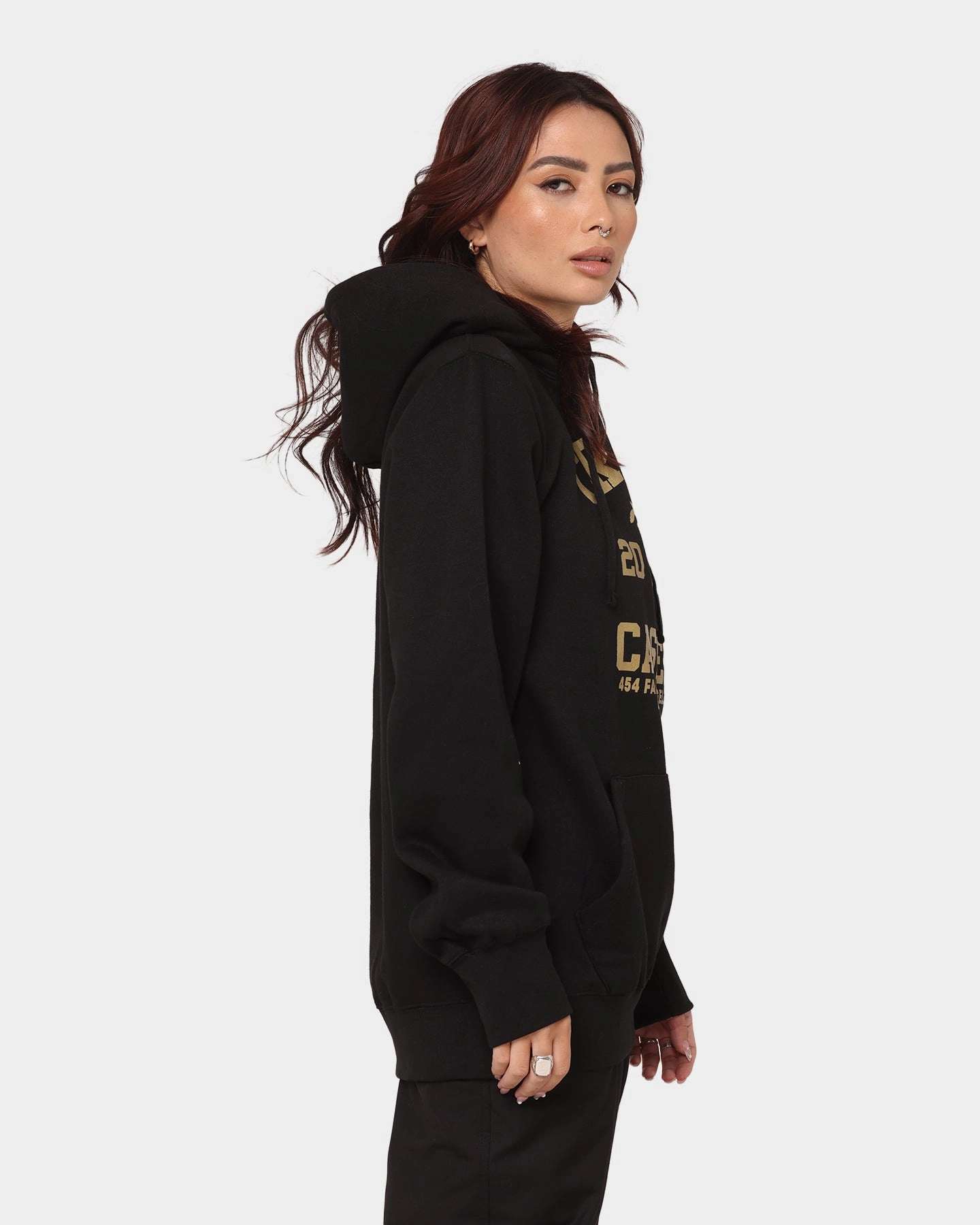 Crooks & Castles Fairfax Varsity Hoodie Hot Black/Gold Advantage