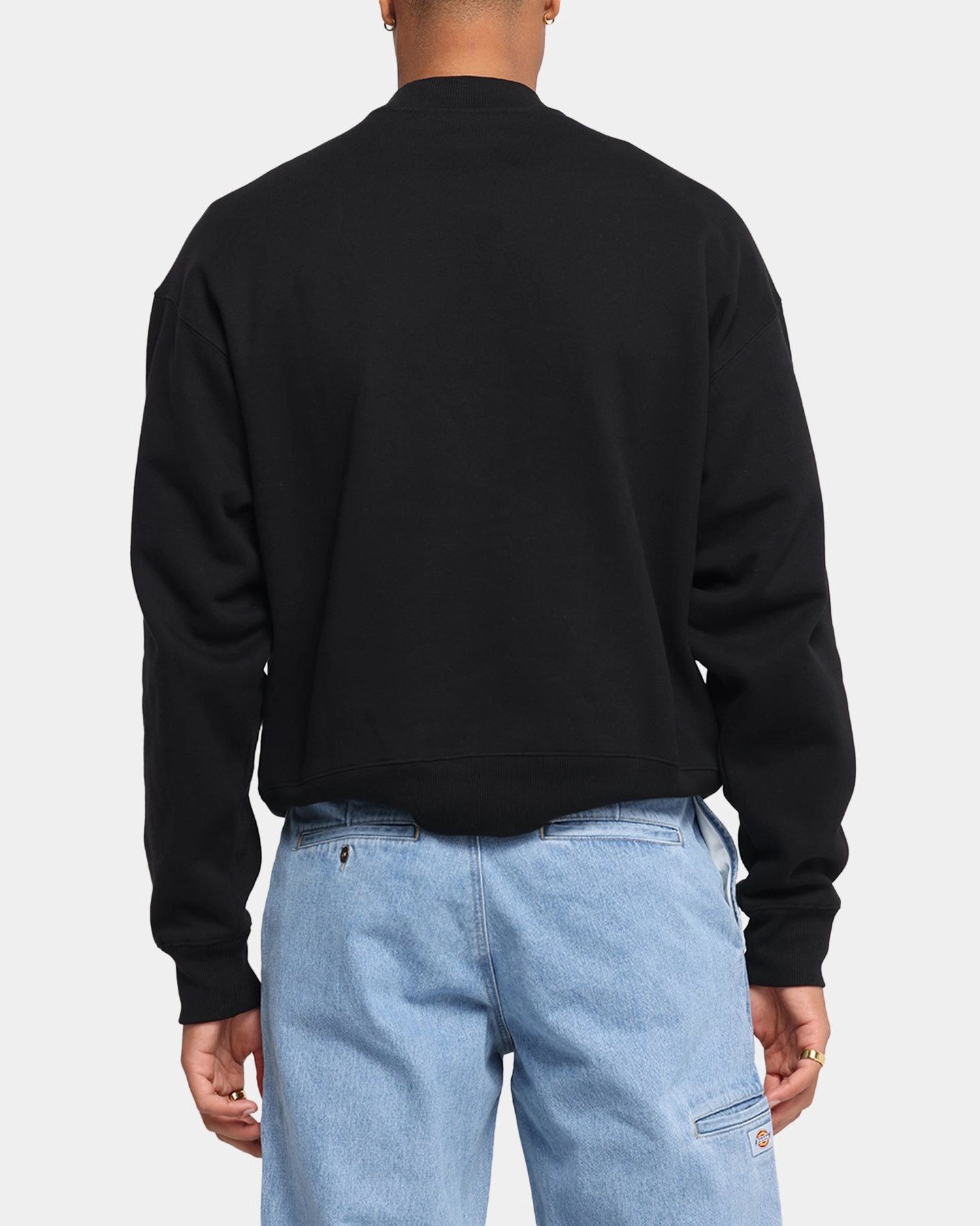 Majestic Athletic New York Yankees Arch Boxy Crewneck Black Chill Proof Style