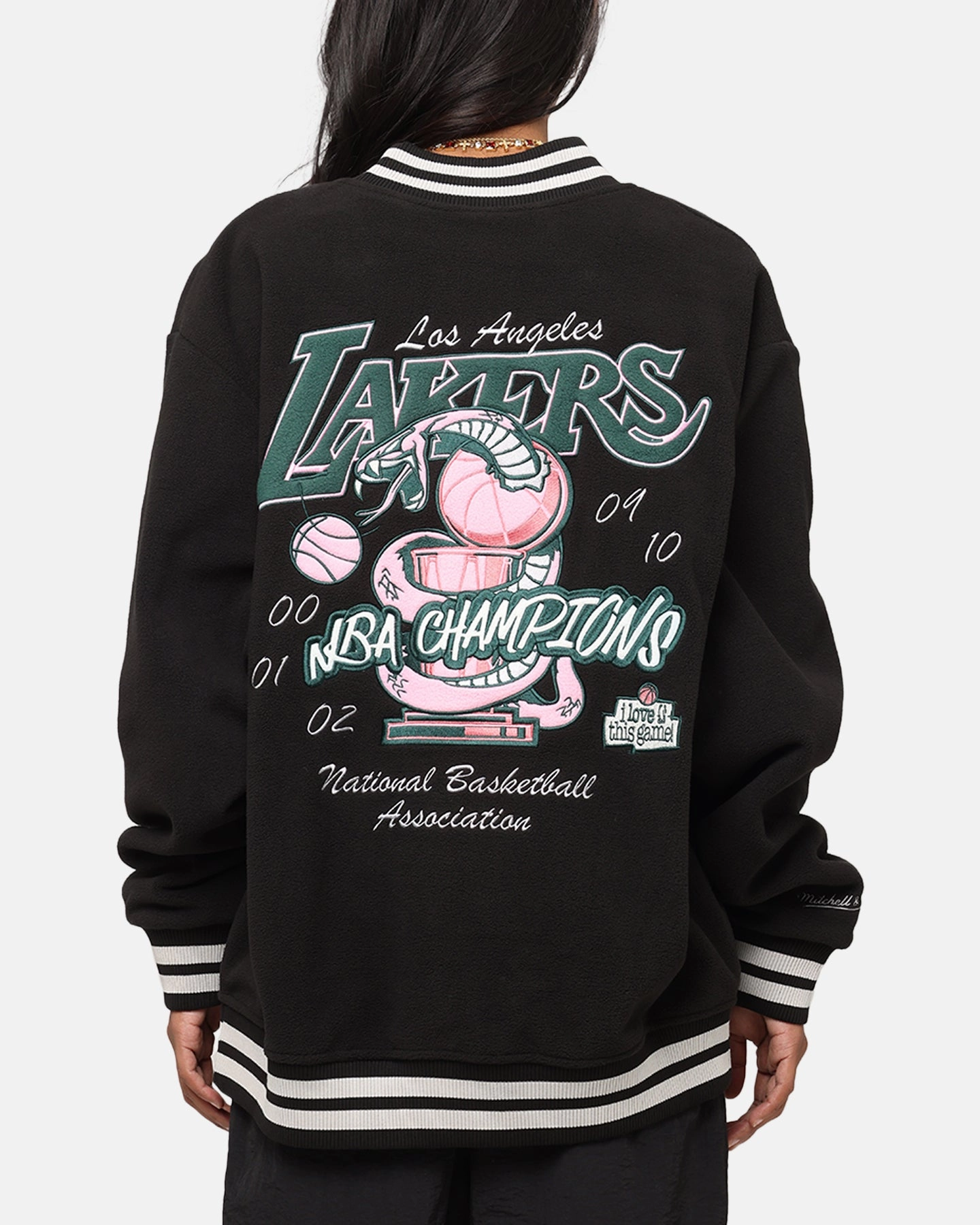 Mitchell & Ness Los Angeles Lakers Champions Jacket Black Utility Focus