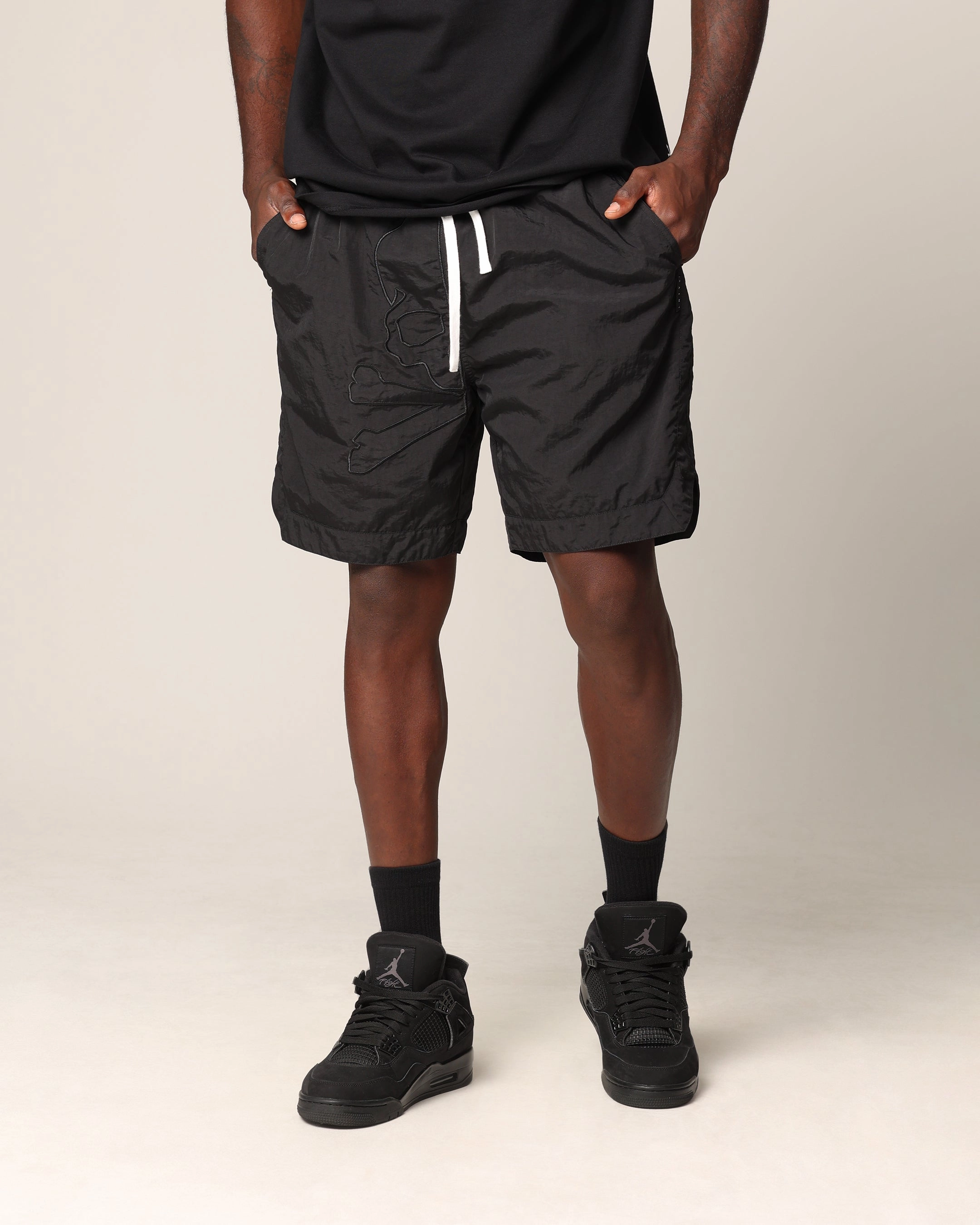 Saint Morta Hellfire Shorts Black Versatile Piece odor - absorbing