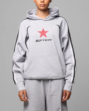 Adult Time Loiter Trackstar Hoodie Grey Marle
