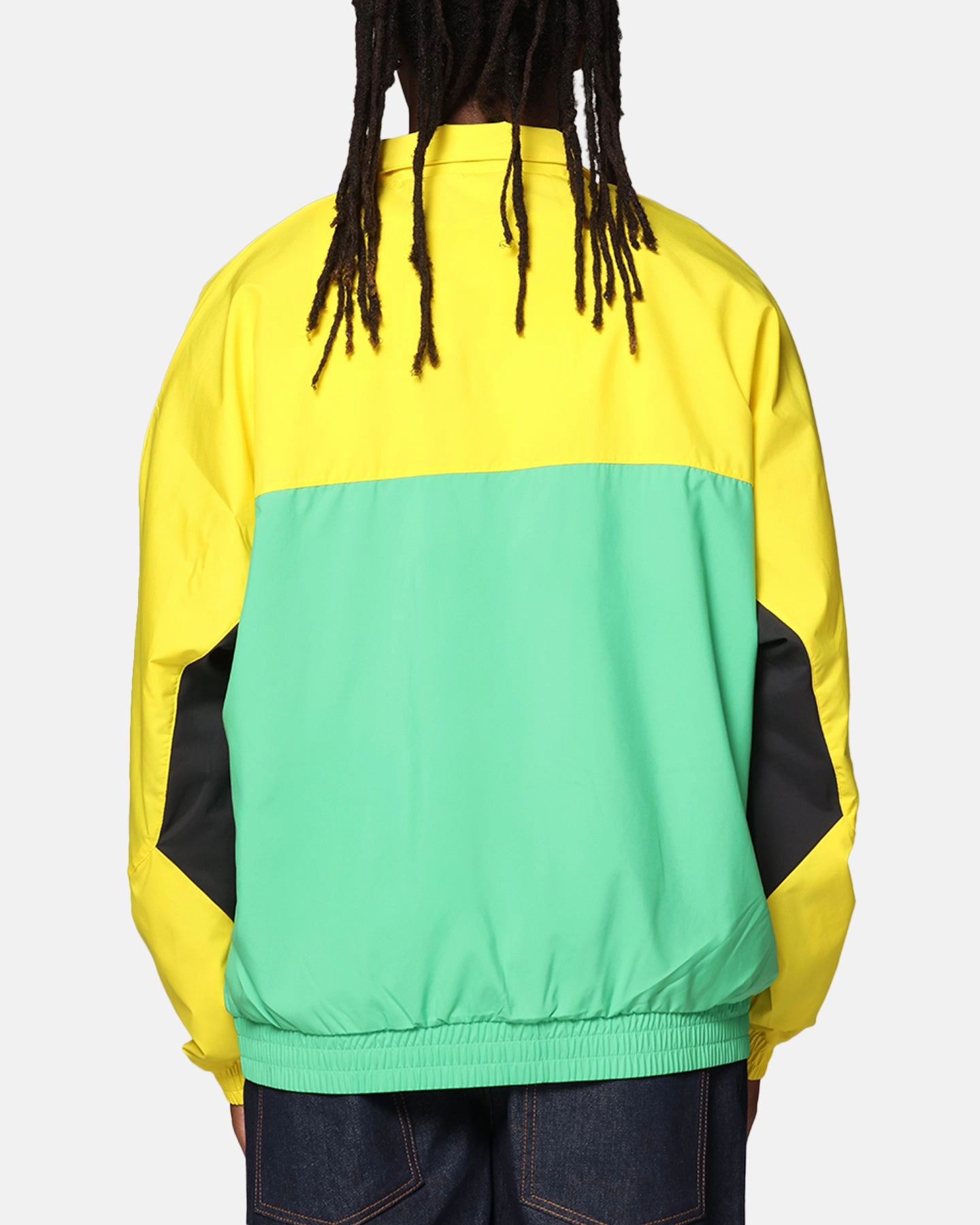 Perforated Underarm Vents Non Chafing Edges Adidas Originals Track Top Jacket Green/Yellow