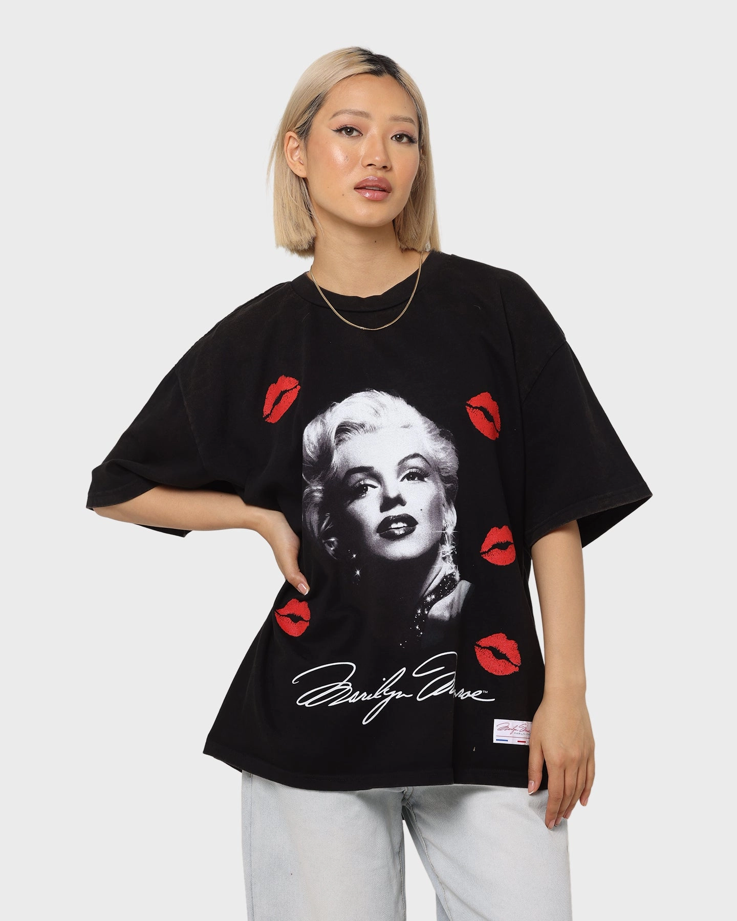 Carr?? X Marilyn Monroe Wonderful Vintage T-Shirt Washed Black Chill Vibes