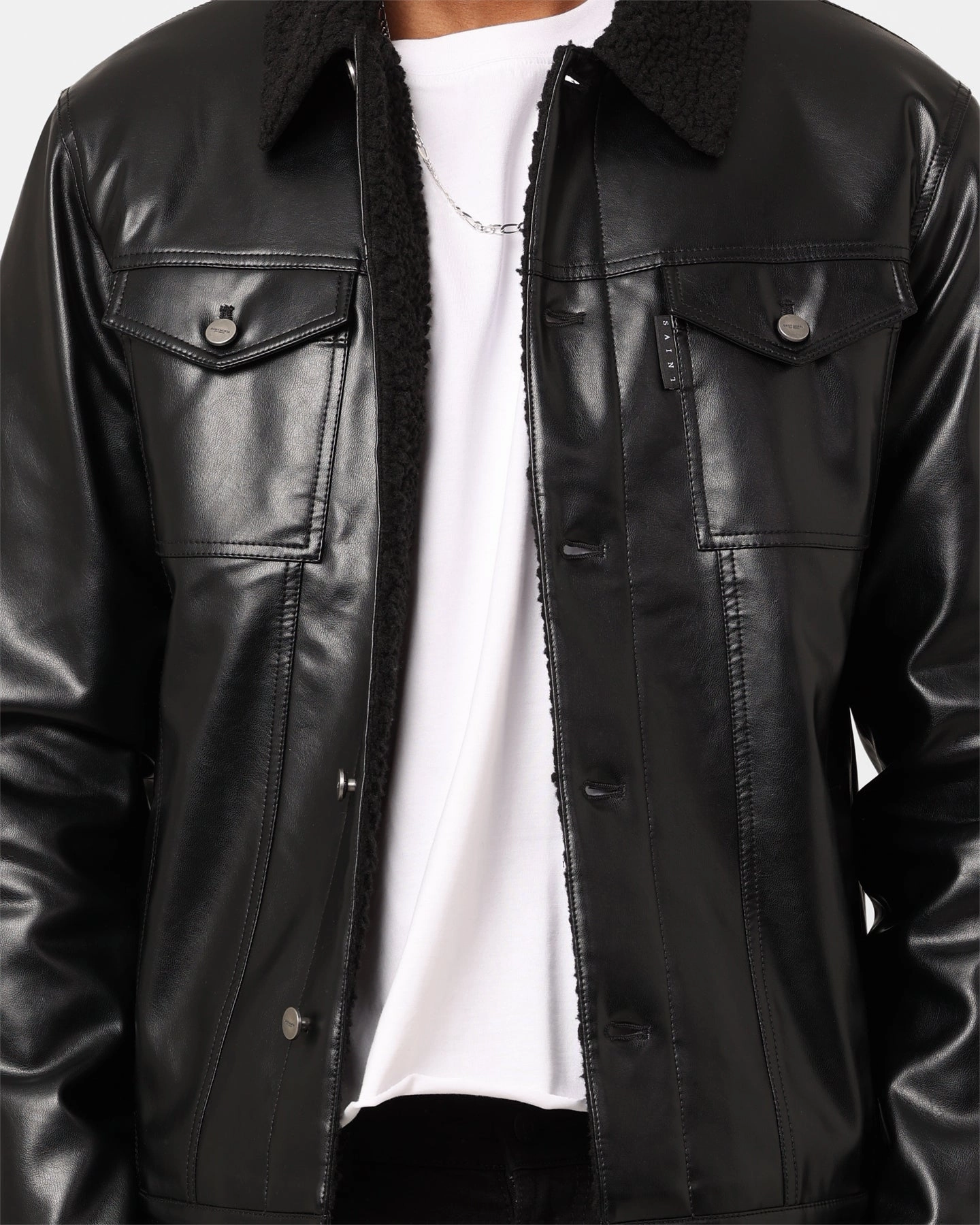Saint Morta Xon Sherpa Jacket Black Bonded Seam Technology