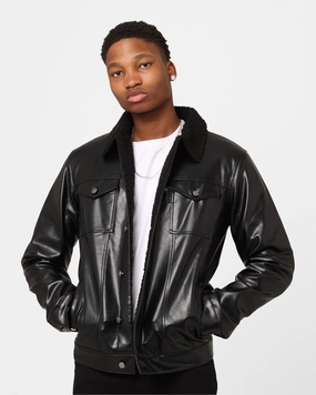 Silicone Grip Trim Saint Morta Xon Sherpa Jacket Black