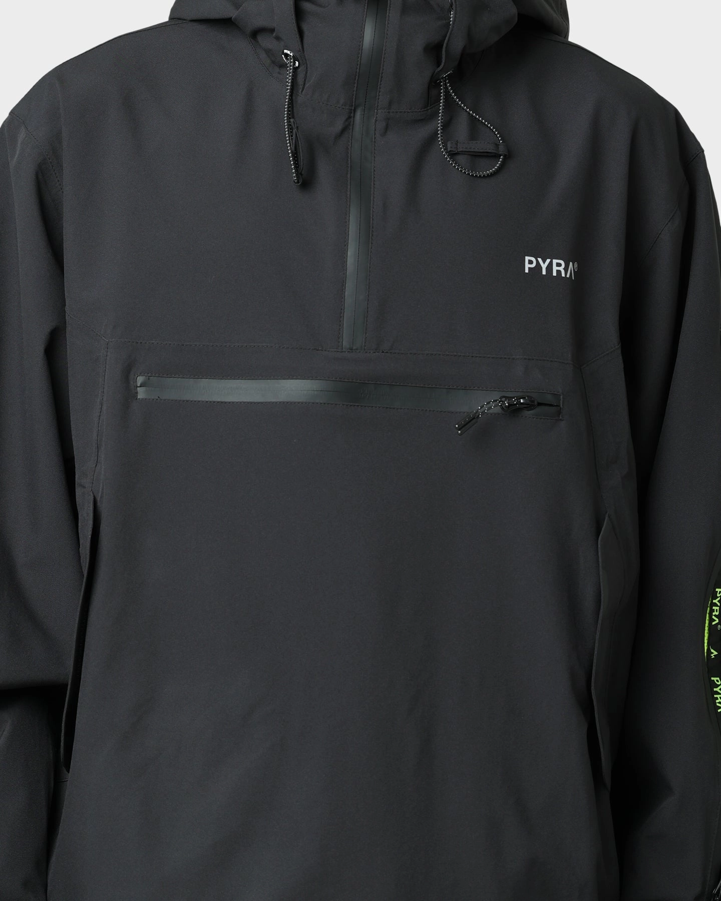 Pyra 10K Anorak Snow Jacket Black/Volt Infatuation library