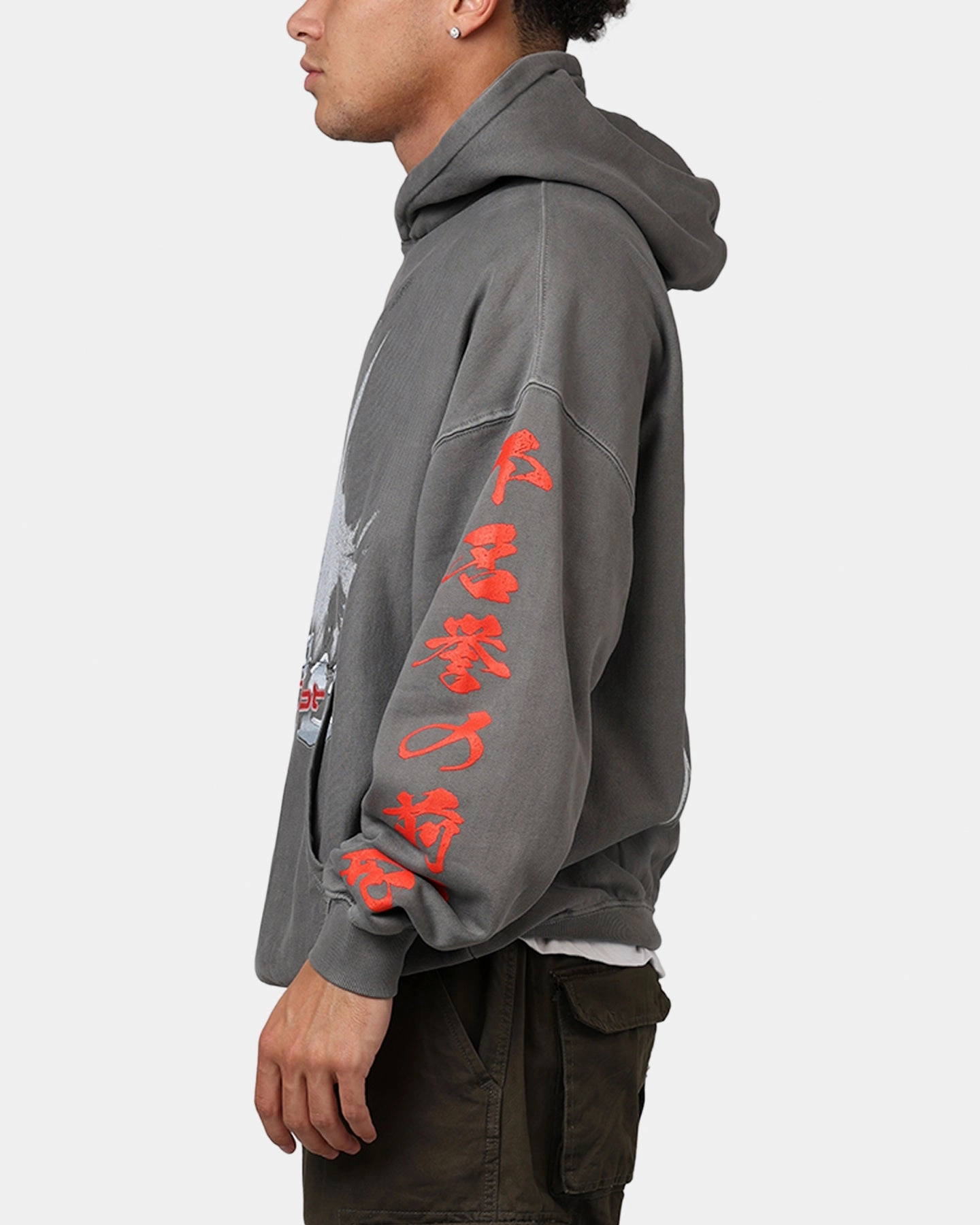 Fashion Active Casual Style Loiter Ultimate Vengeance Vintage Hoodie Charcoal