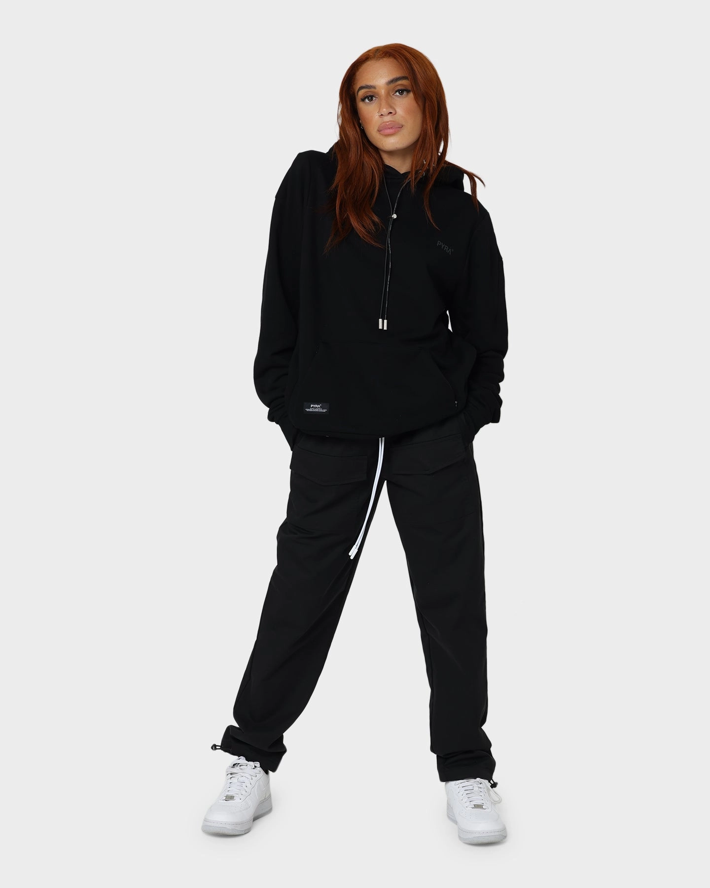 PYRA Flame Hood Black/Black Indoor Convertible Collar Style