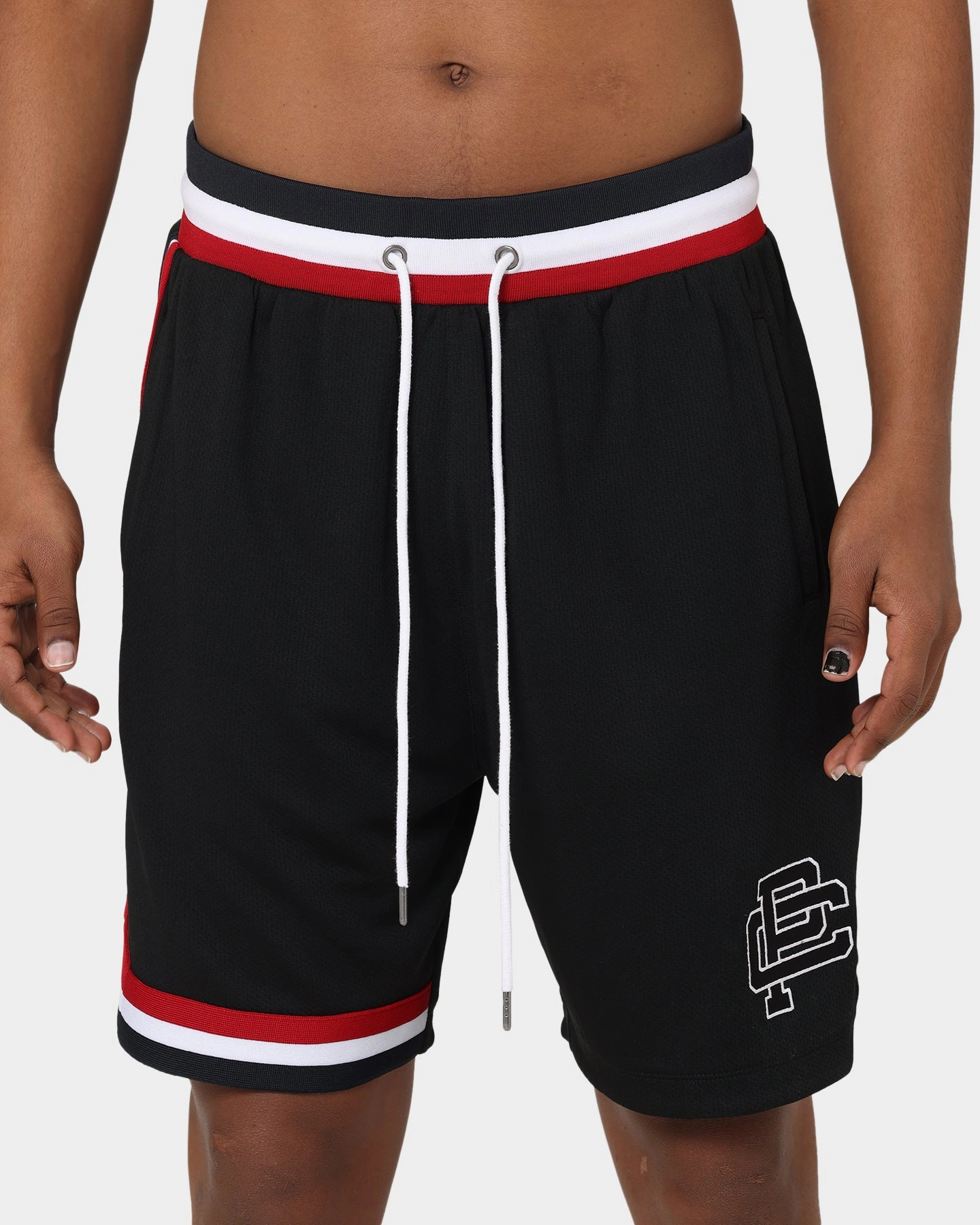 Carre Mono Sport Ball Short Black/Multi-col Double Stitched Seams Weekend Ready