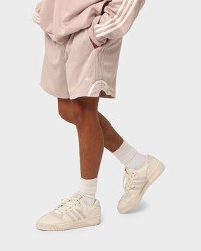 Adidas Basketball Mesh Shorts Wonder Taupe/Off White Moisture Wicking Lining