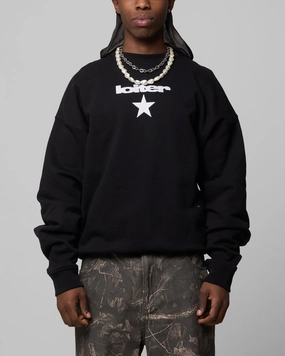 Loiter Premium Essentials Crewneck Black Essential Fit UV Block