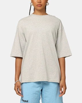 Carre Blanc Boxy T-Shirt Grey Marle Classic Comfort