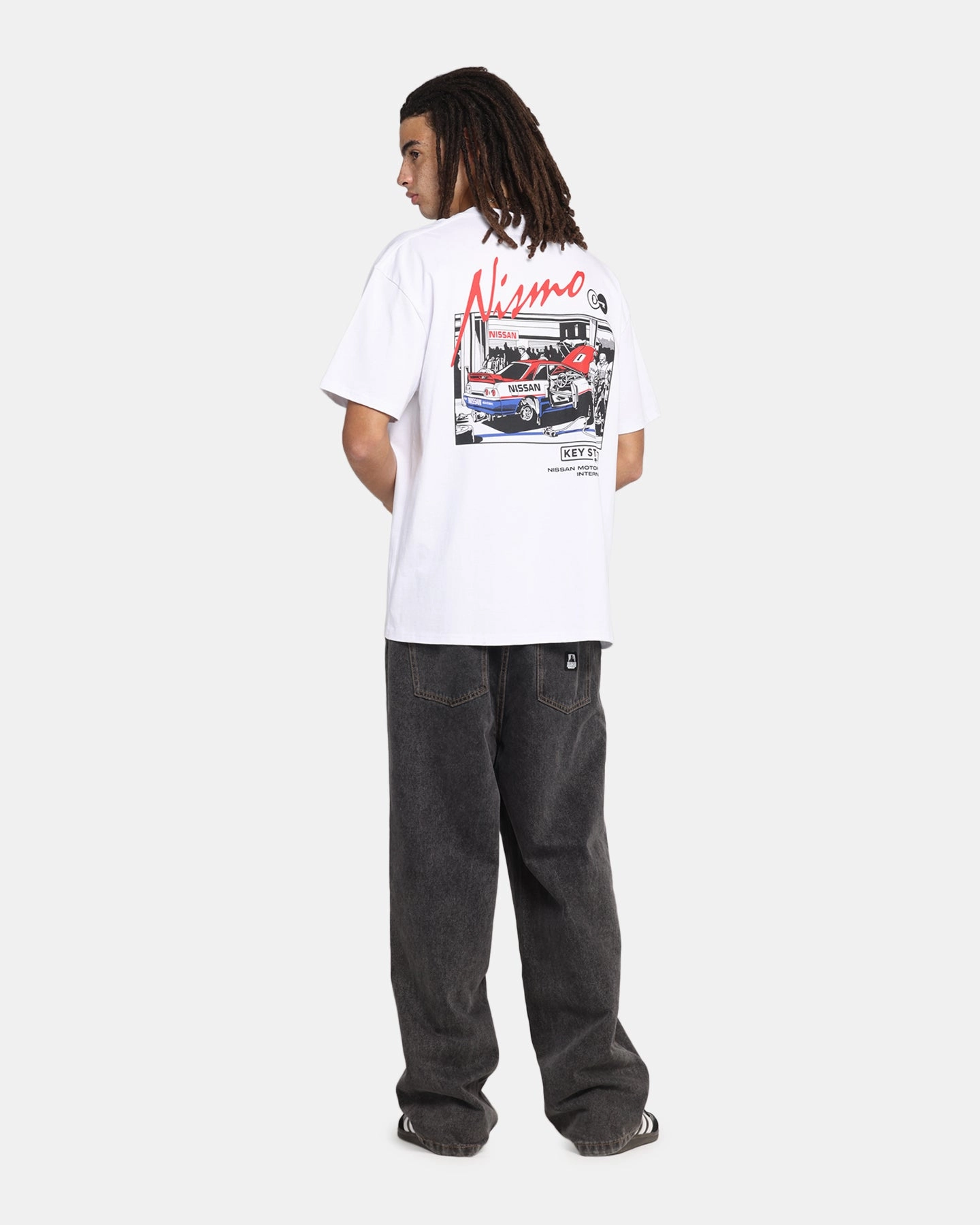 Key Street Bathurst Pits T-Shirt White Quality Comfort Anti-static
