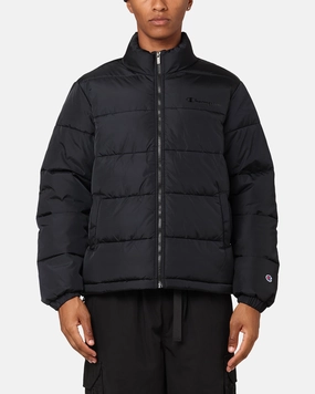 Champion Rochester Padded Puffer Black Elastic waist