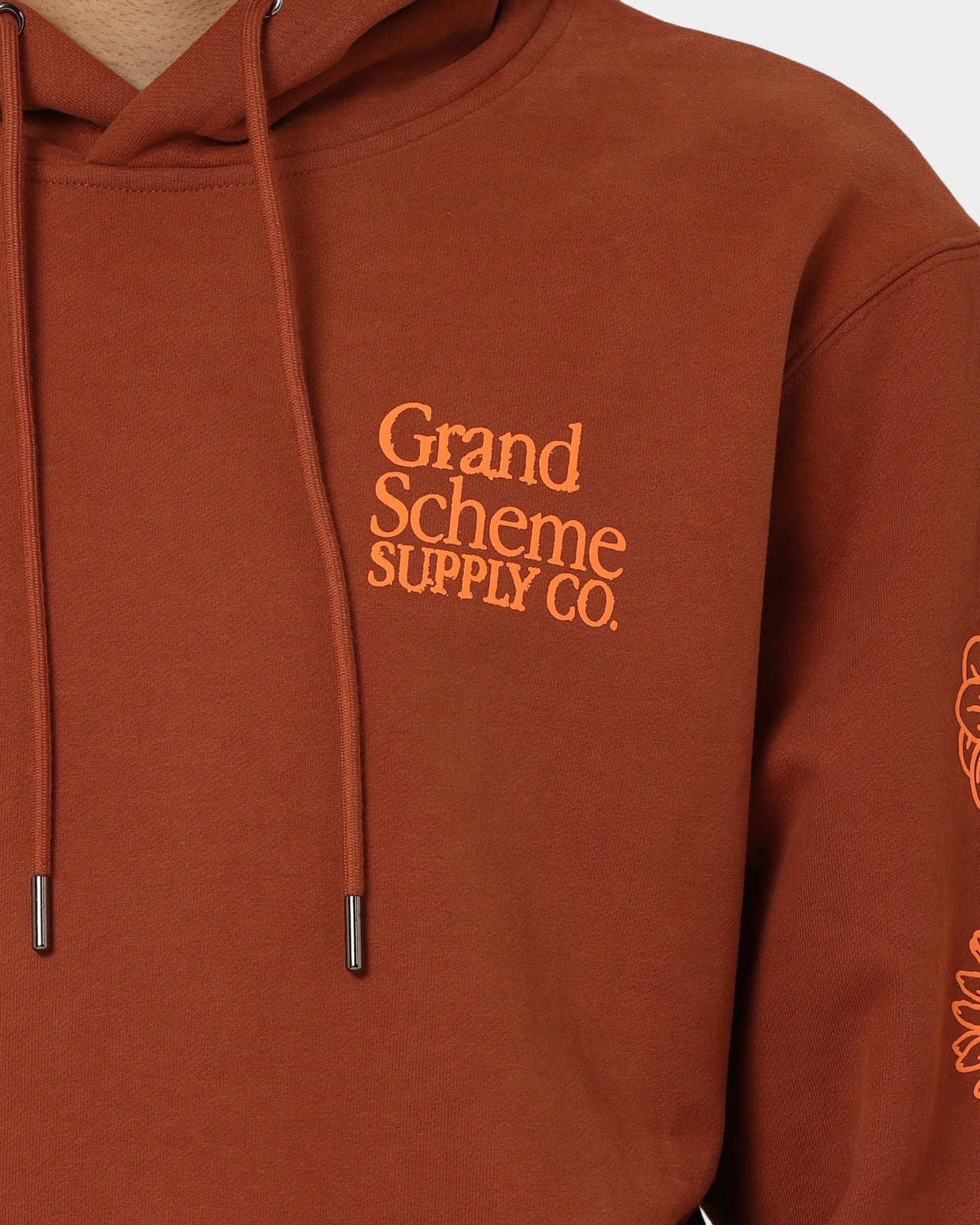 Hiking Ready Grand Scheme Always Good Hoodie Brown