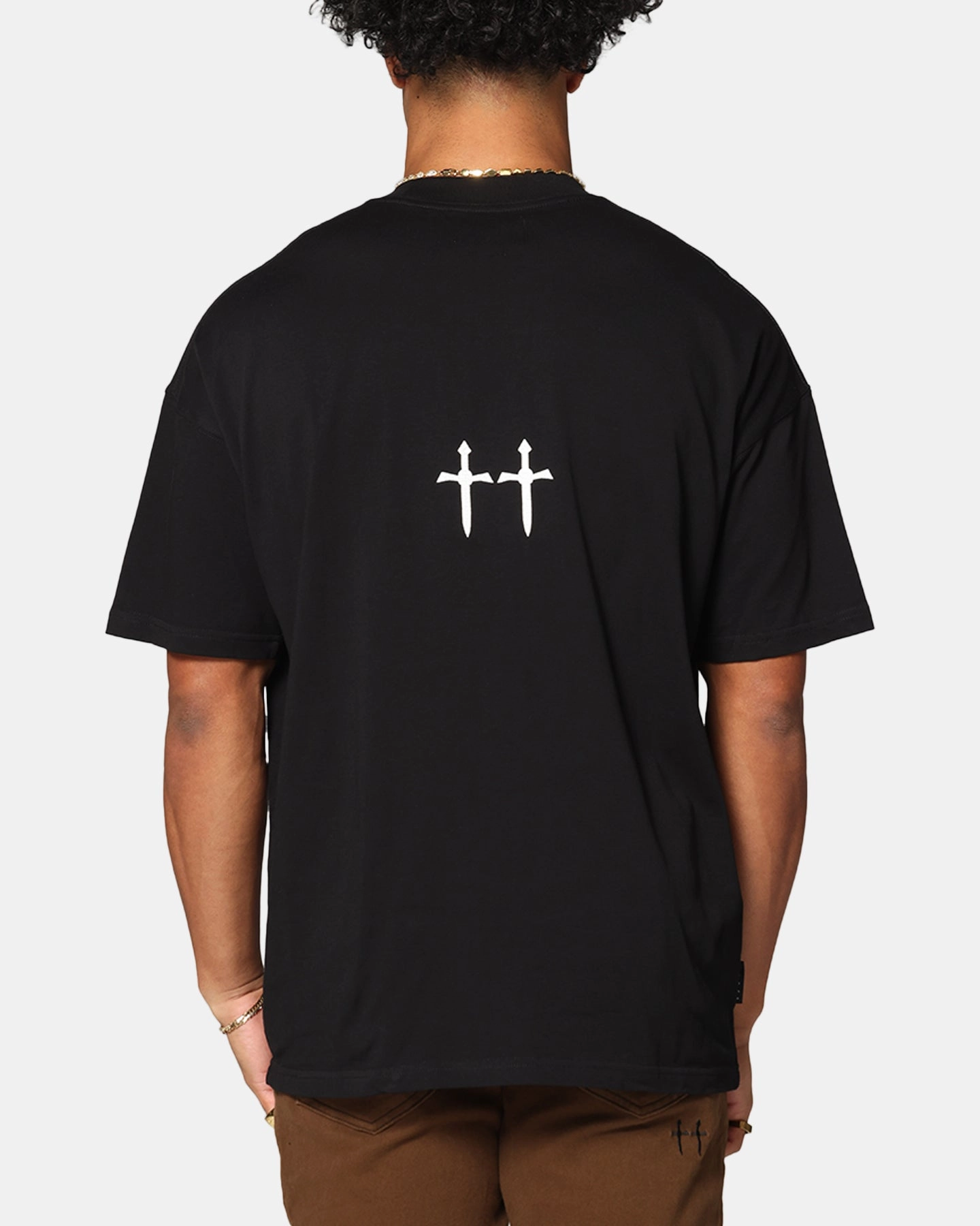 Saint Morta Dynasty Boxy T-Shirt Black Soft Layer