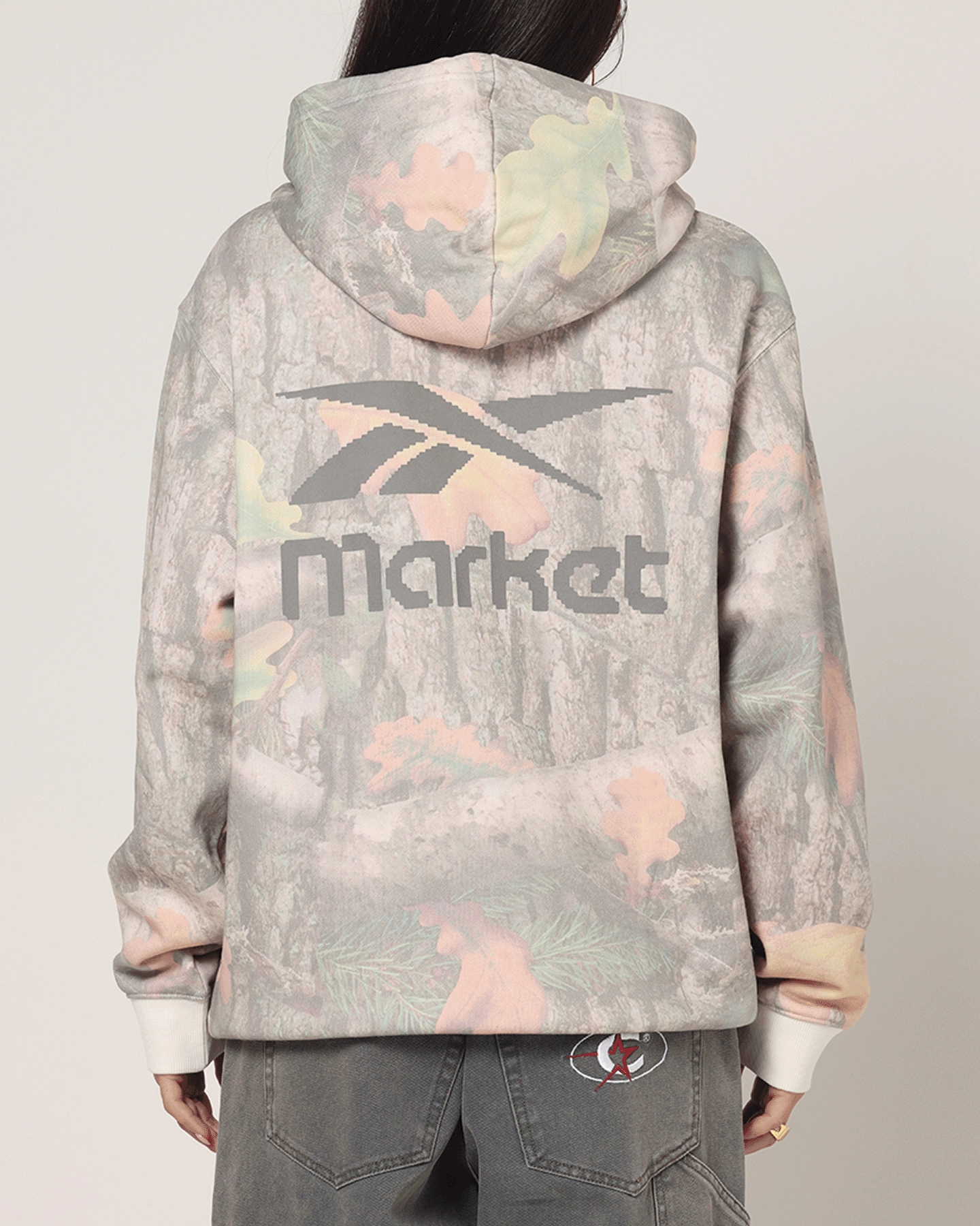 Unwind Reebok X Market All Over Print Hoodie Real Tree Camo