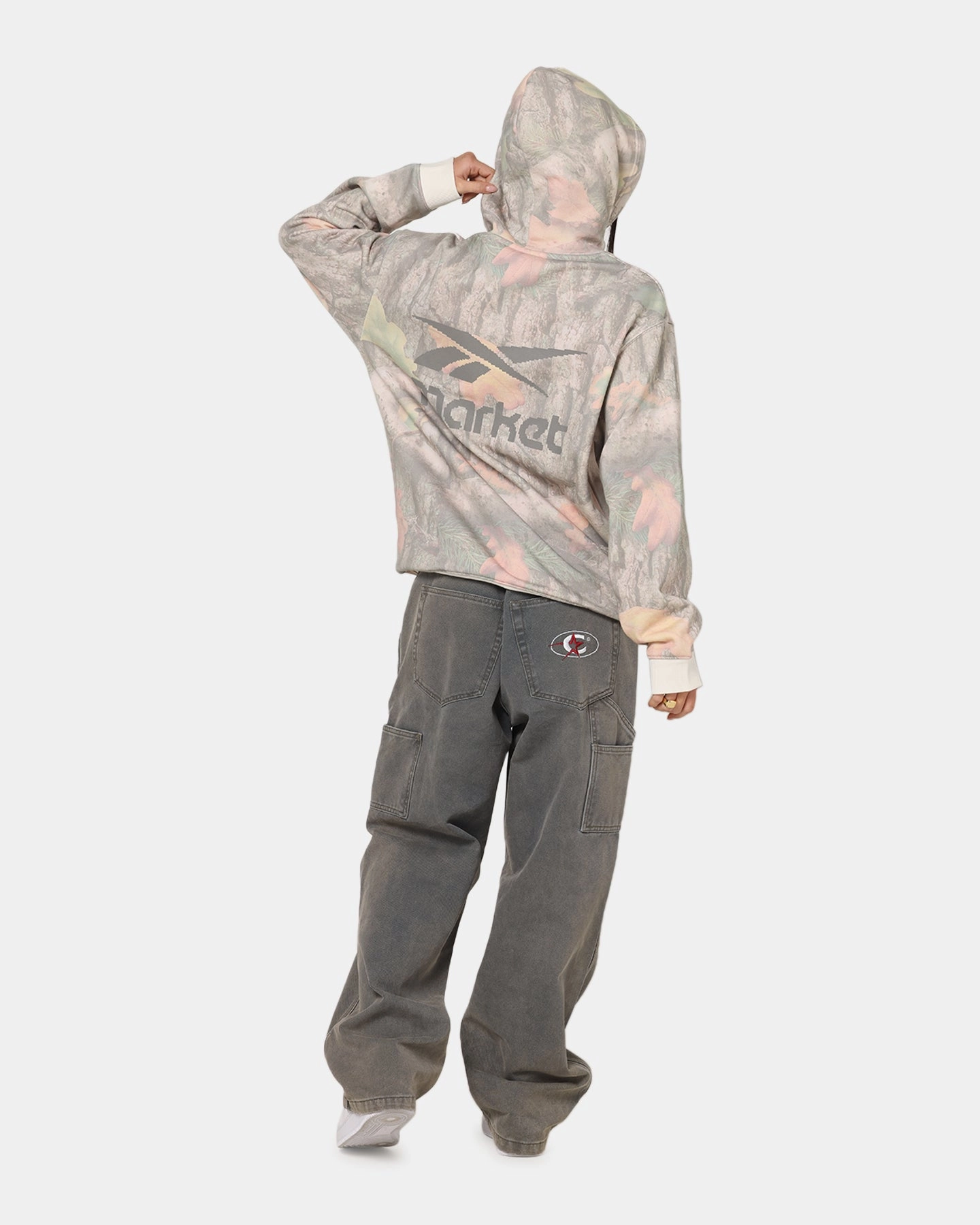 Bill FoldableDesign Reebok X Market All Over Print Hoodie Real Tree Camo