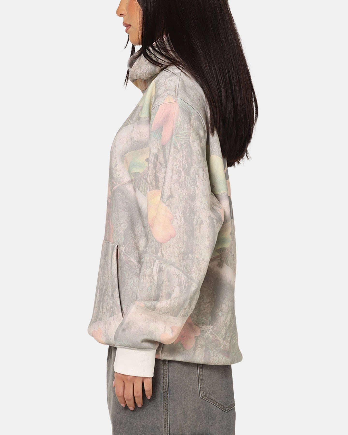 Reebok X Market All Over Print Hoodie Real Tree Camo Plus Size Sustainable