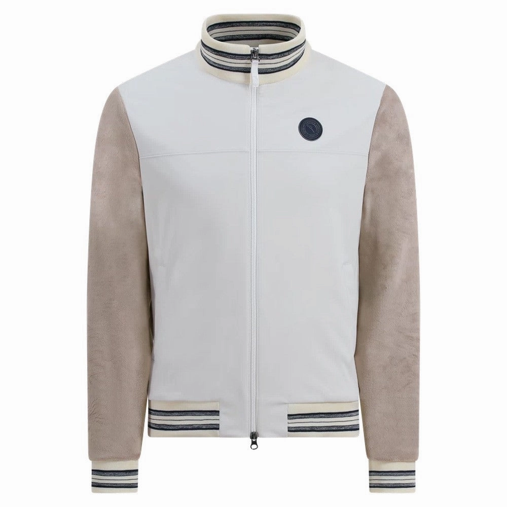 Chervo Manolesta Golf Jacket Beige - FW24 Men Flexible Joint Mobility