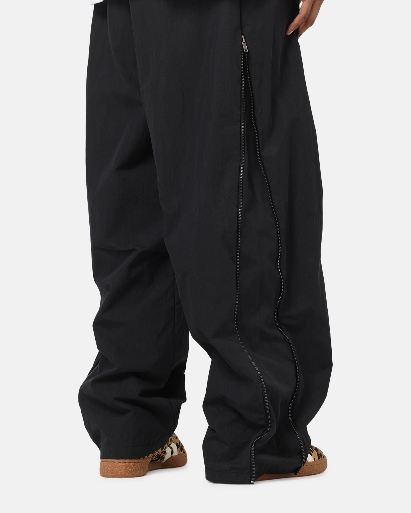 Ed Hardy Zip Track Pants Black Timeless Utility