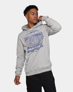 New Era Los Angeles Dodgers Pullover Hoodie Grey Core Fit Vanity